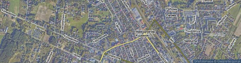 Zdjęcie satelitarne Łąkowa ul.